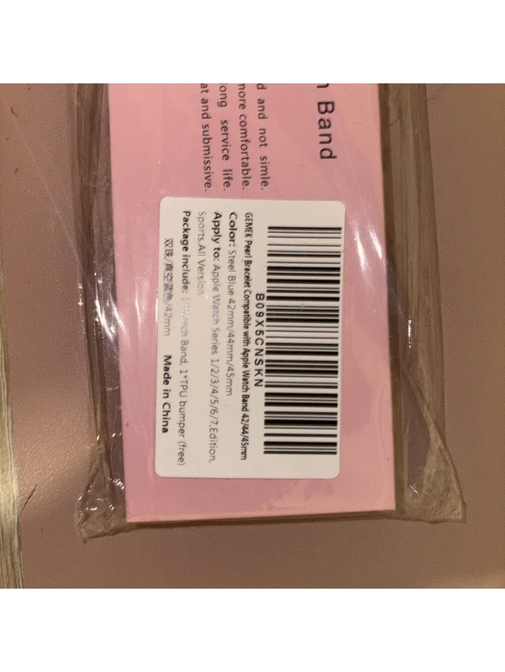 Apple Watch Band Compatible 42/44/45mm Color Stell Blue